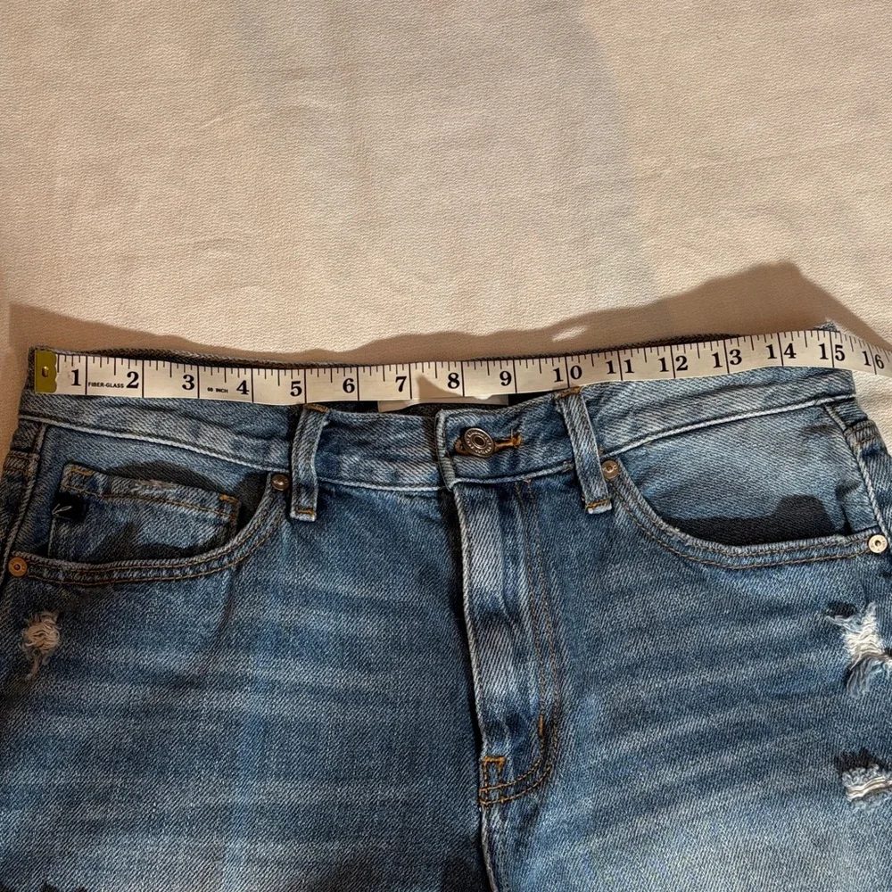 KanCan Blue Distressed Women’s Jean Shorts - Size 9/28